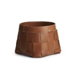 Hailey Leather Storage Basket