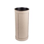 Ivory Leather Umbrella Stand